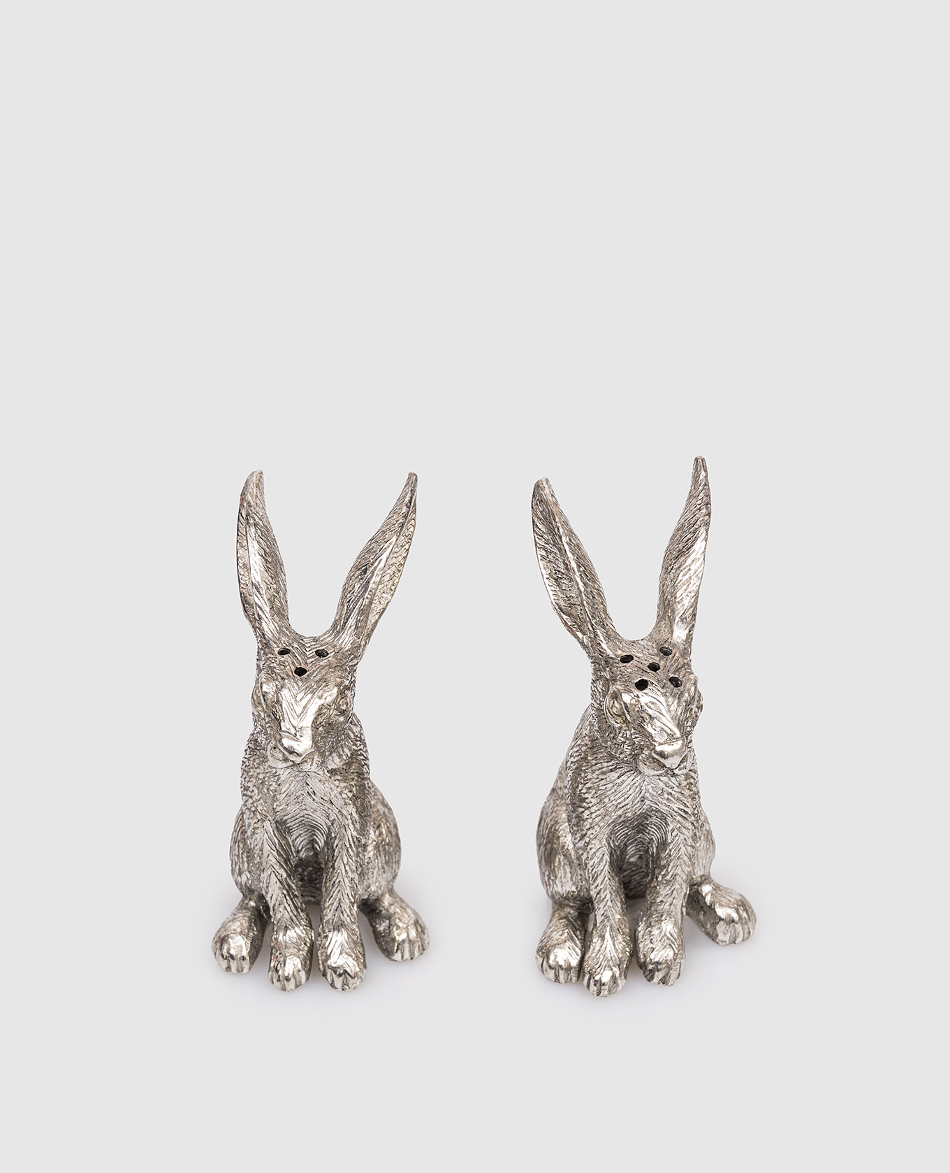 

Hare Silver Spice Set Au Bain Marie