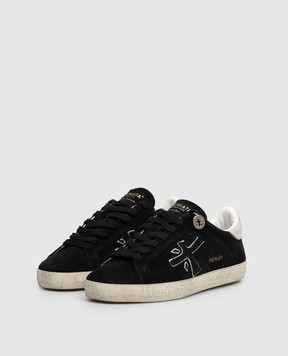 Premiata Stevend black suede sneakers STEVEND8487
