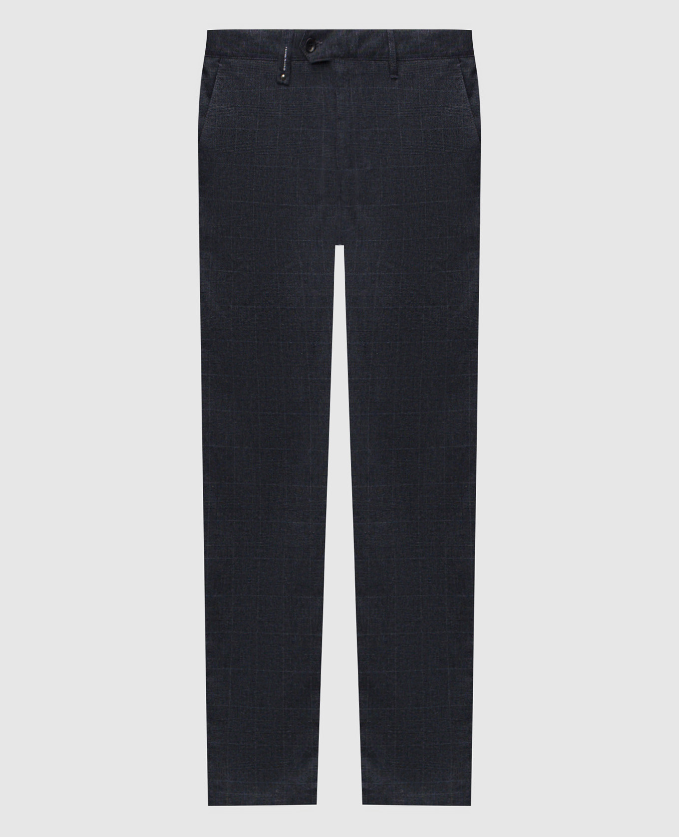 Blue checked pants