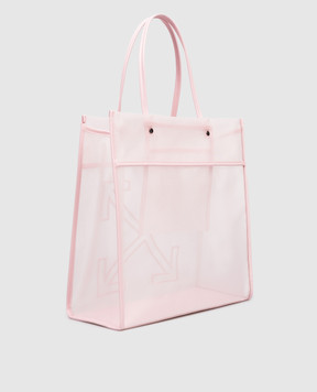 Off-White Pink Market Tote Bag OWNA23FS26FAB001