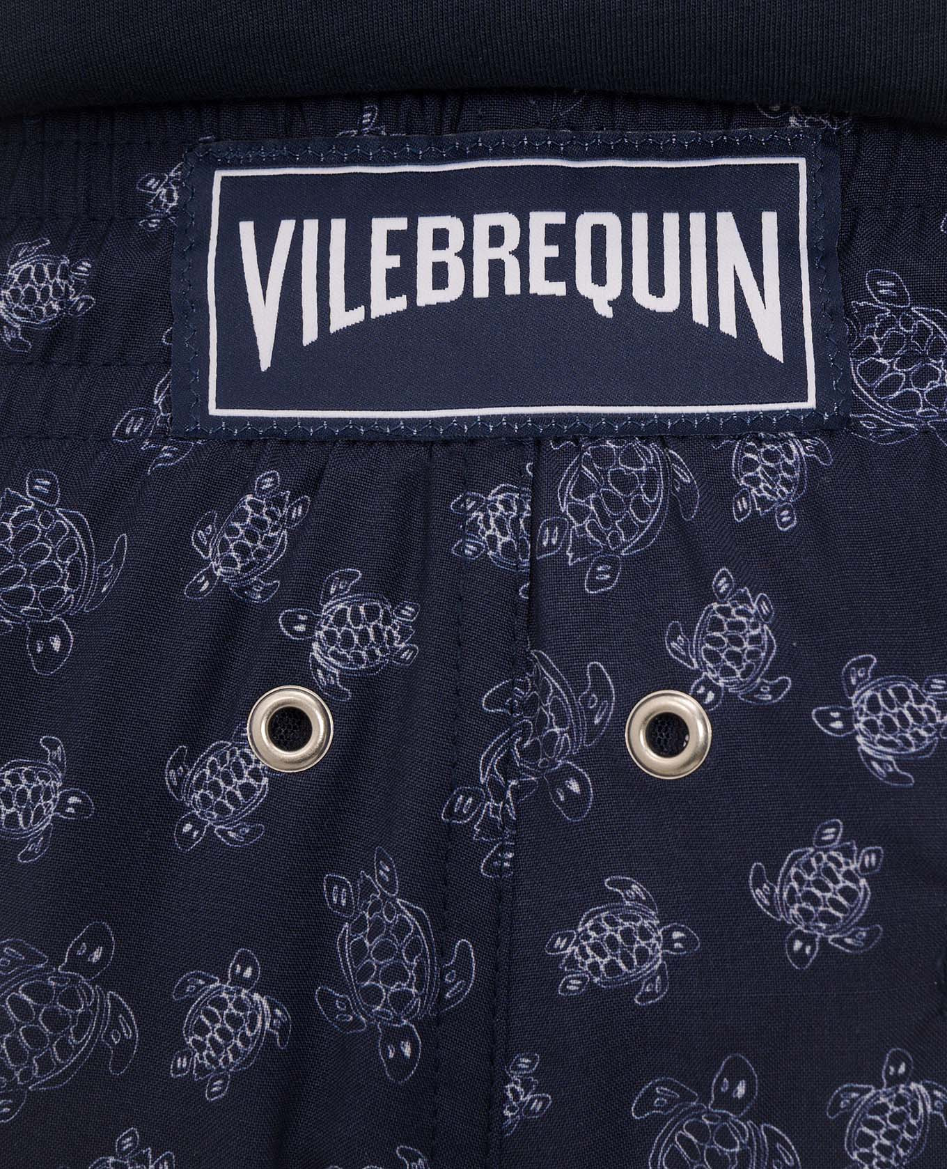 Blue printed wool swim shorts Vilebrequin 5