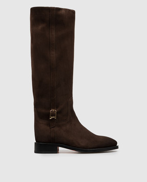 Santoni Brown suede boots WSHM71084BJ2NHSY