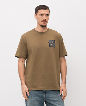 Iceberg Brown T-shirt with print F027627A