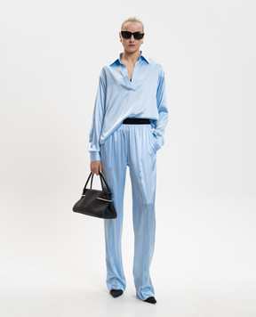 Tom Ford Blue silk blouse TS2144FAX881
