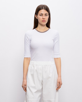 Brunello Cucinelli White top MG902DO300