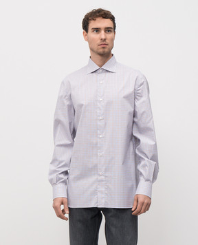 ISAIA Checkered shirt IM10TCKM496