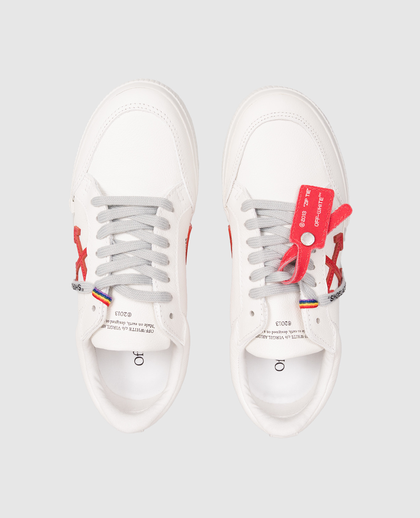

Children's white leather Vulcanized sneakers Off-White