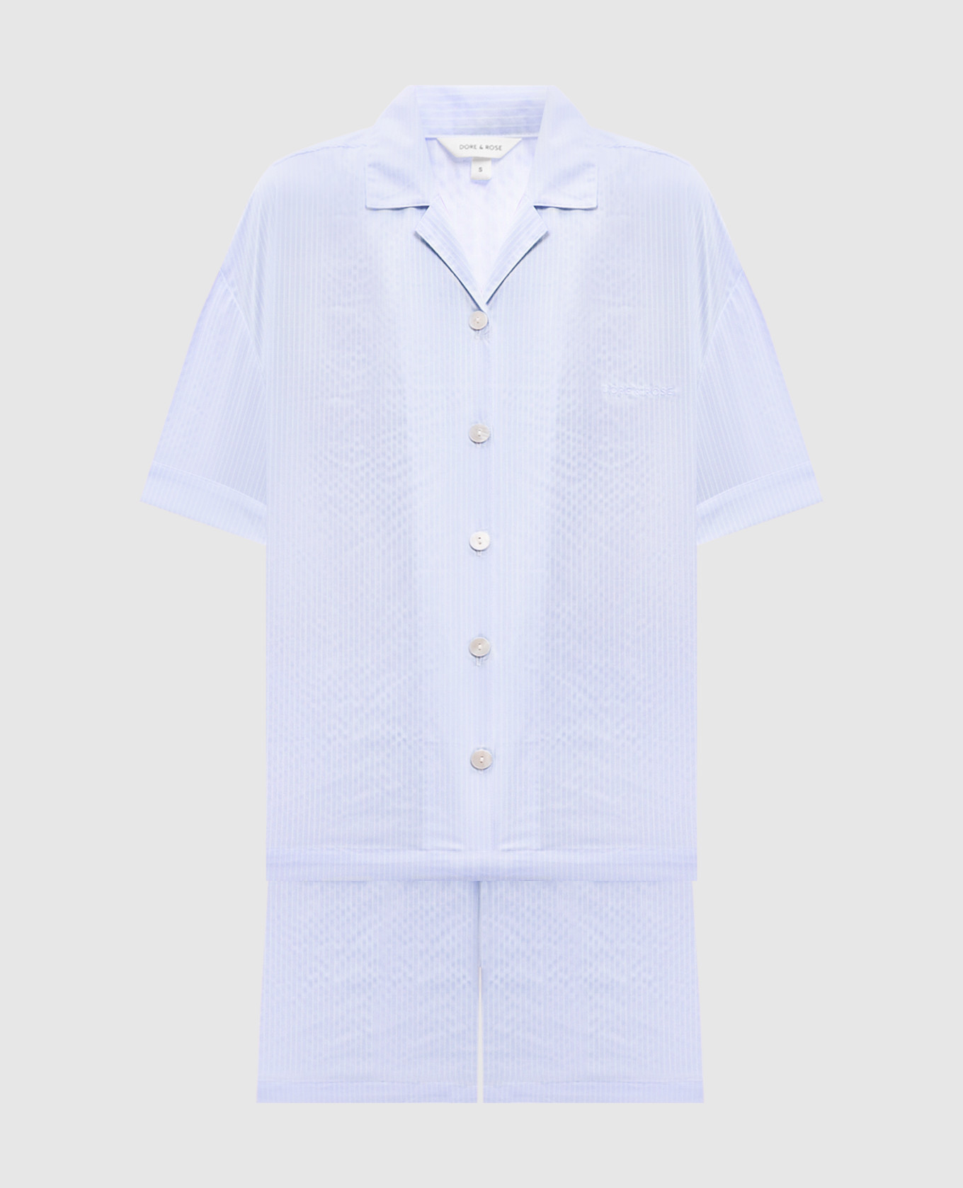 Blue striped pajamas