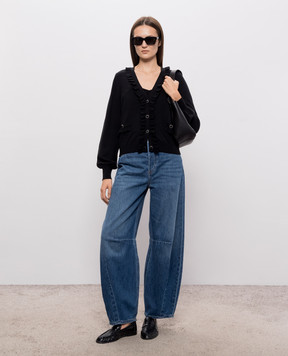 Twinset Black cardigan and top set 262AT3112