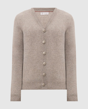 Brunello Cucinelli Gray cashmere cardigan M22203806
