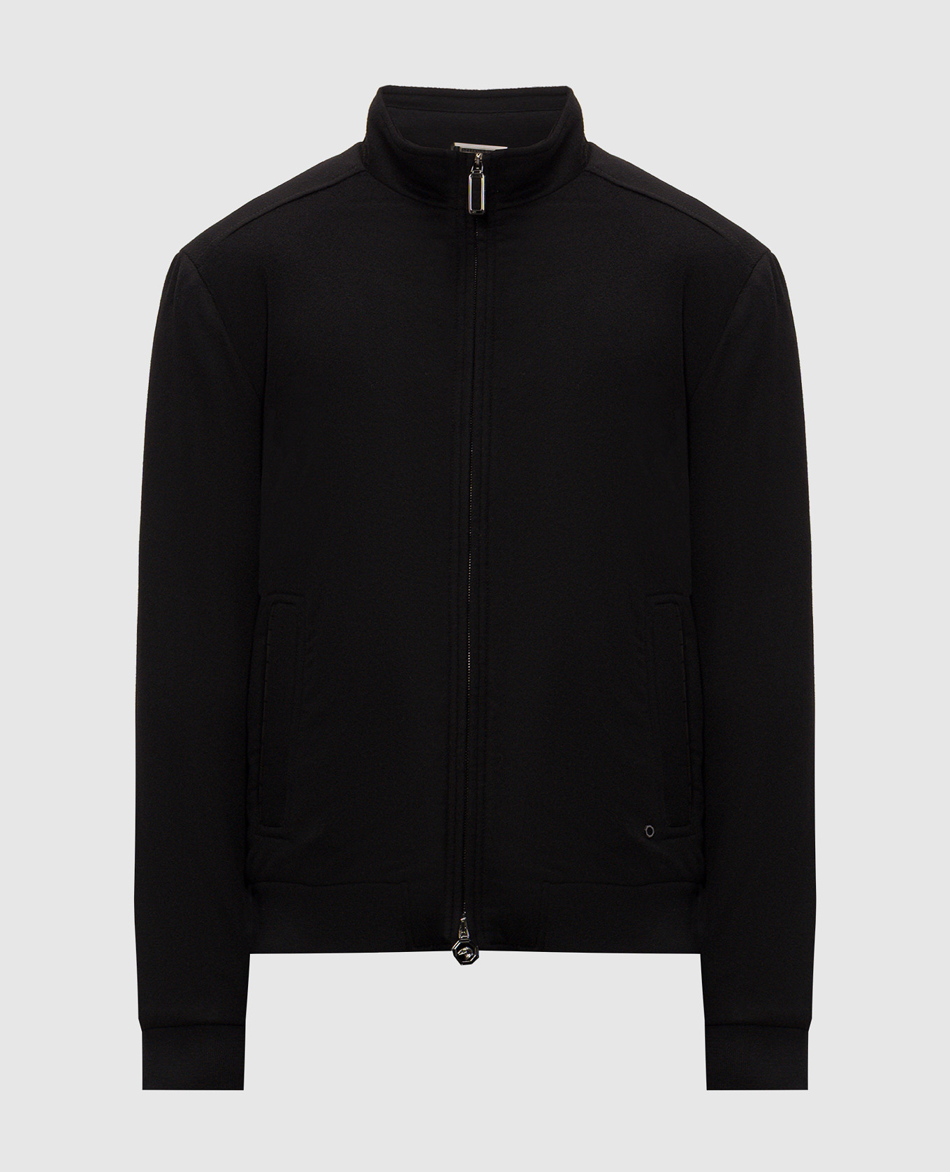 Black cashmere jacket