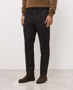 ISAIA Gray wool pants PNC053P9070