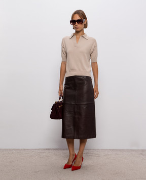Max Mara Weekend Beige polo shirt ALBERO WKDALBERO