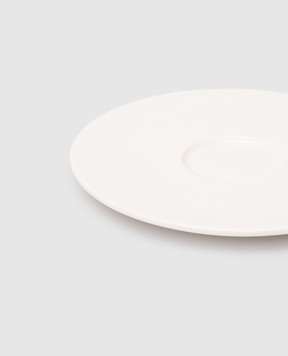 Geminiano Cozzi 1765 White porcelain saucer for Gourmet tea cup LGCGU081000