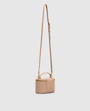 Valentino Beige VLogo leather crossbody bag 8W2P0AX8SNP