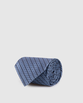 Stefano Ricci Blue patterned silk tie CCX56018