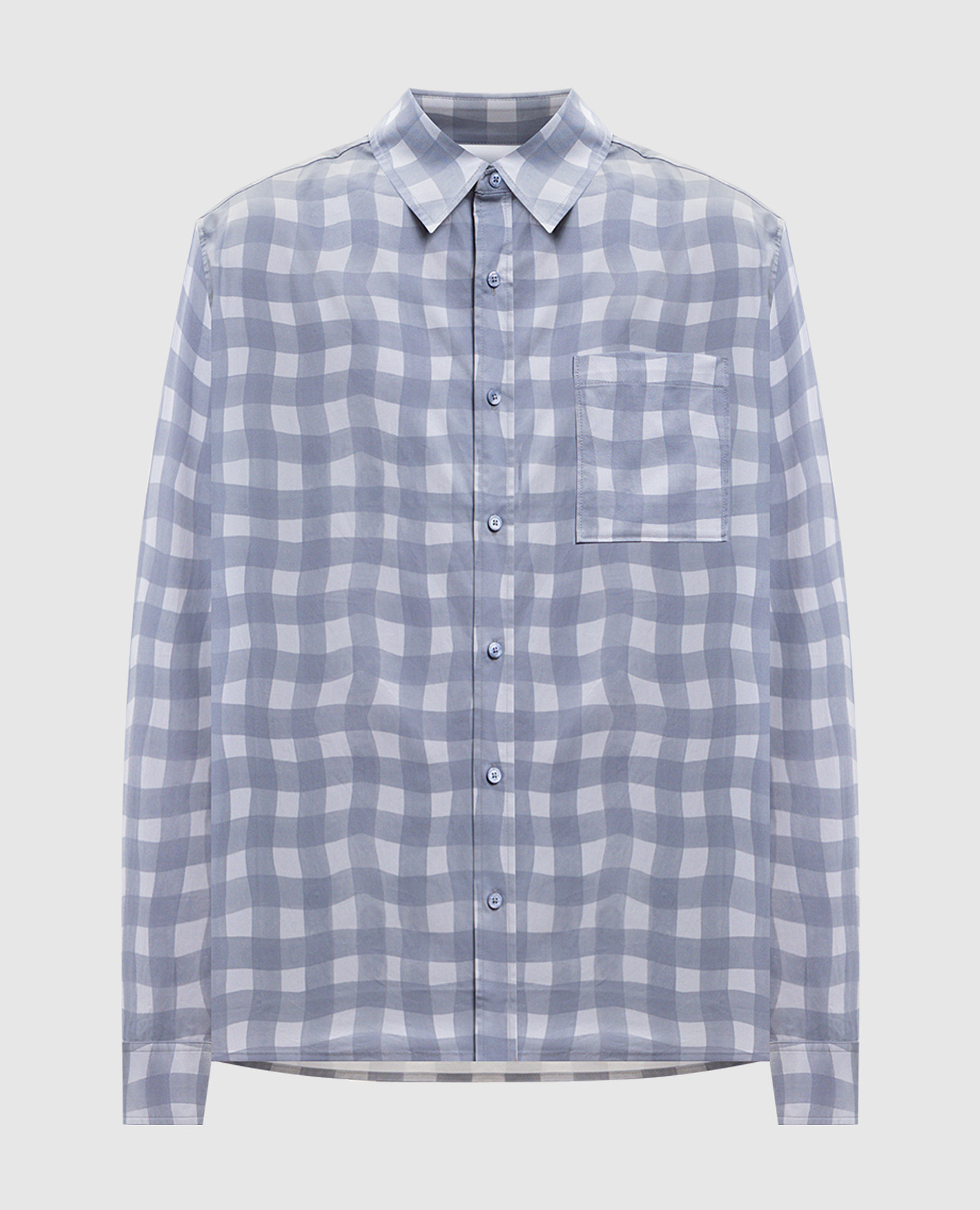 Distort Gingham Check Shirt Axel Arigato