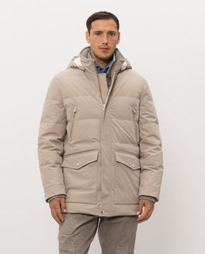 Brunello Cucinelli Beige down jacket MV4061823