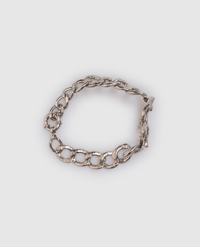 Saint Laurent CASSANDRE silver chain bracelet 851103Y1500