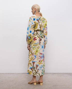 Momoni INCANTO ivory silk dress with bolero MODR01101MO