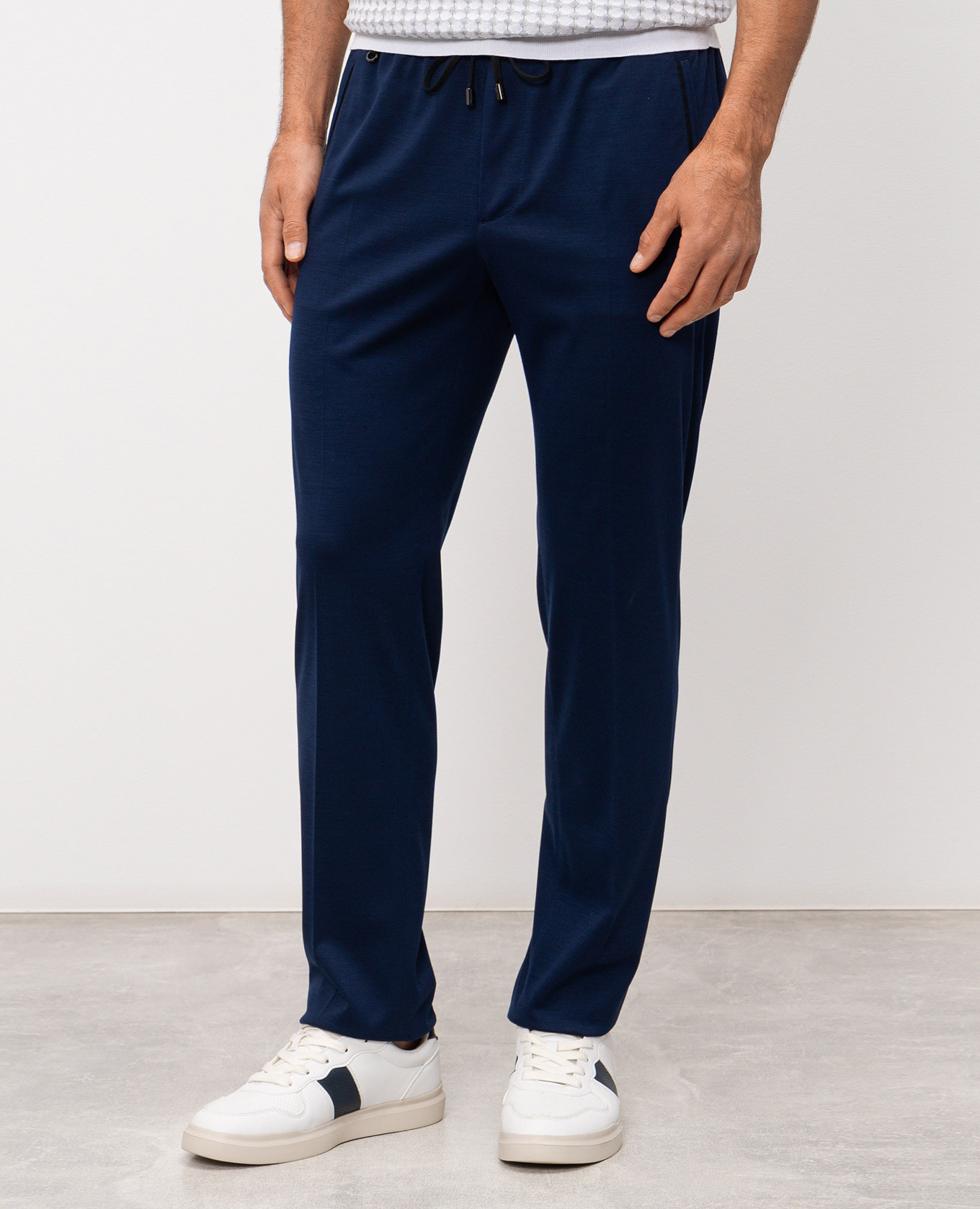 

Blue wool pants Stefano Ricci