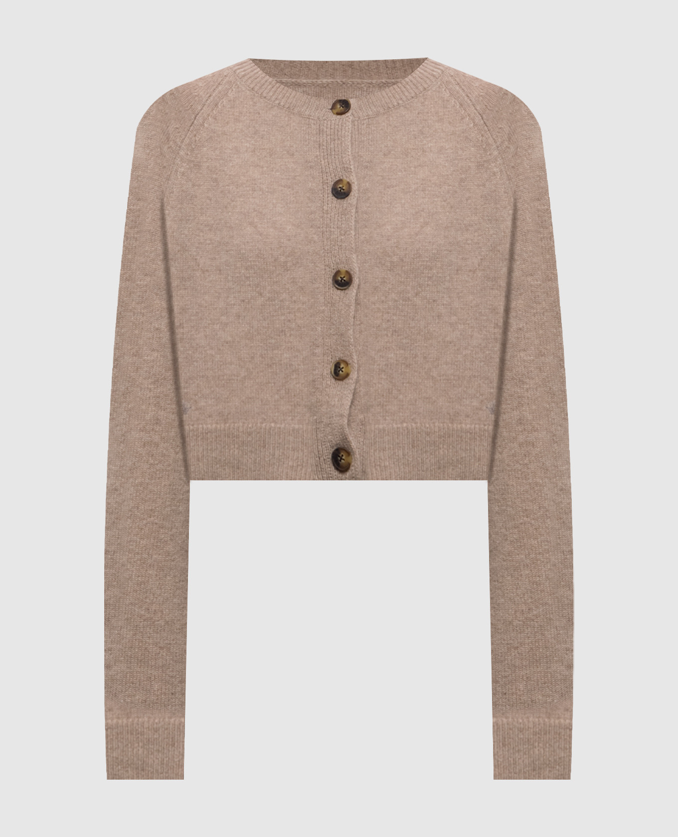 Beige HEIKE cashmere cardigan Loulou de Saison