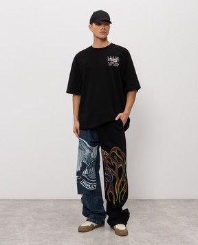 AMIRI Black T-shirt A World Of Hope And Dreams AMTOJR1095