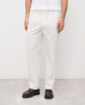 Agnona White pants T709U3YU2112