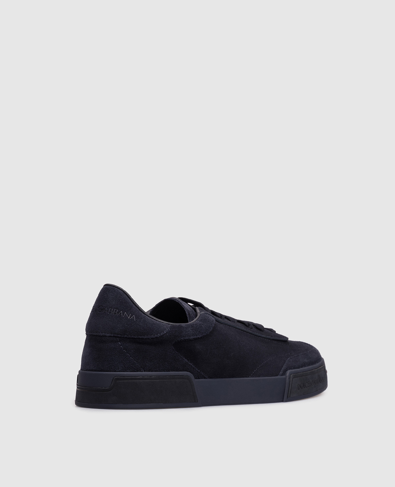 

Blue suede sneakers with embossed logo Dolce&Gabbana