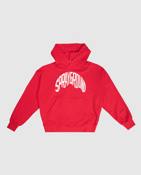 Sprayground Children's red Shark Shape hoodie SPY1012RED