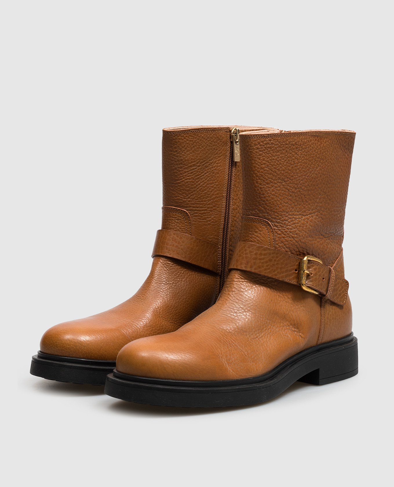 Loren brown leather boots AGL 2