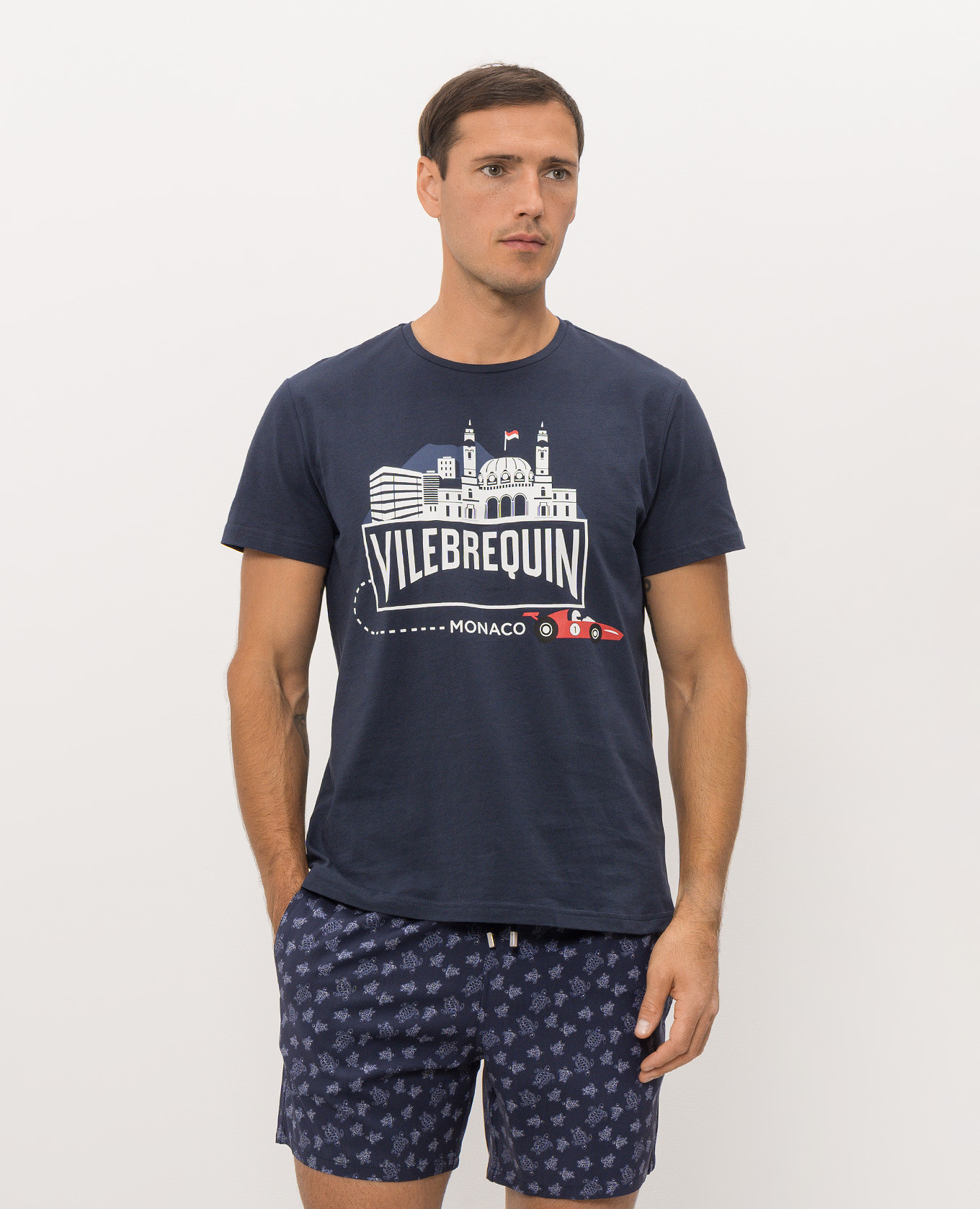 Blue T-shirt with print Vilebrequin 3