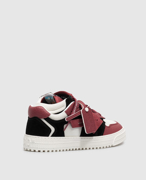 Off-White Burgundy 3.0 Floating combo sneakers OF05789601