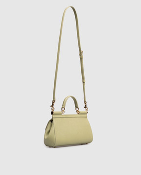 Dolce&Gabbana Green leather bag Sicily BB7652B1001