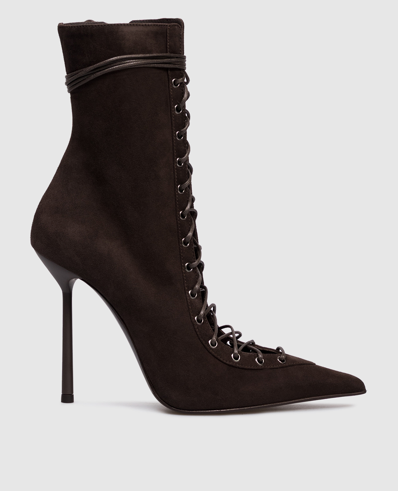 

Brown suede ankle boots COLETTE Le Silla