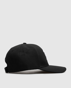 R13 Black cap with contrasting logo embroidery R13WA022A001