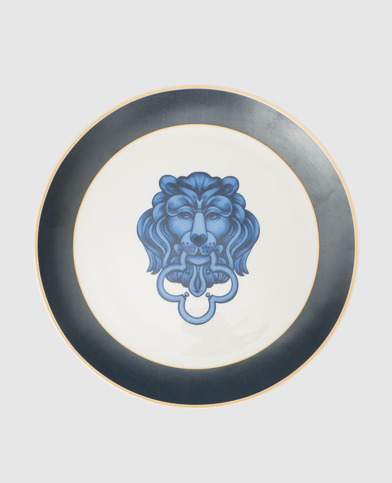 

El Leon White Porcelain Serving Plate Geminiano Cozzi 1765