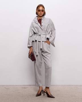 Brunello Cucinelli Gray wool jacket MP549M1E06