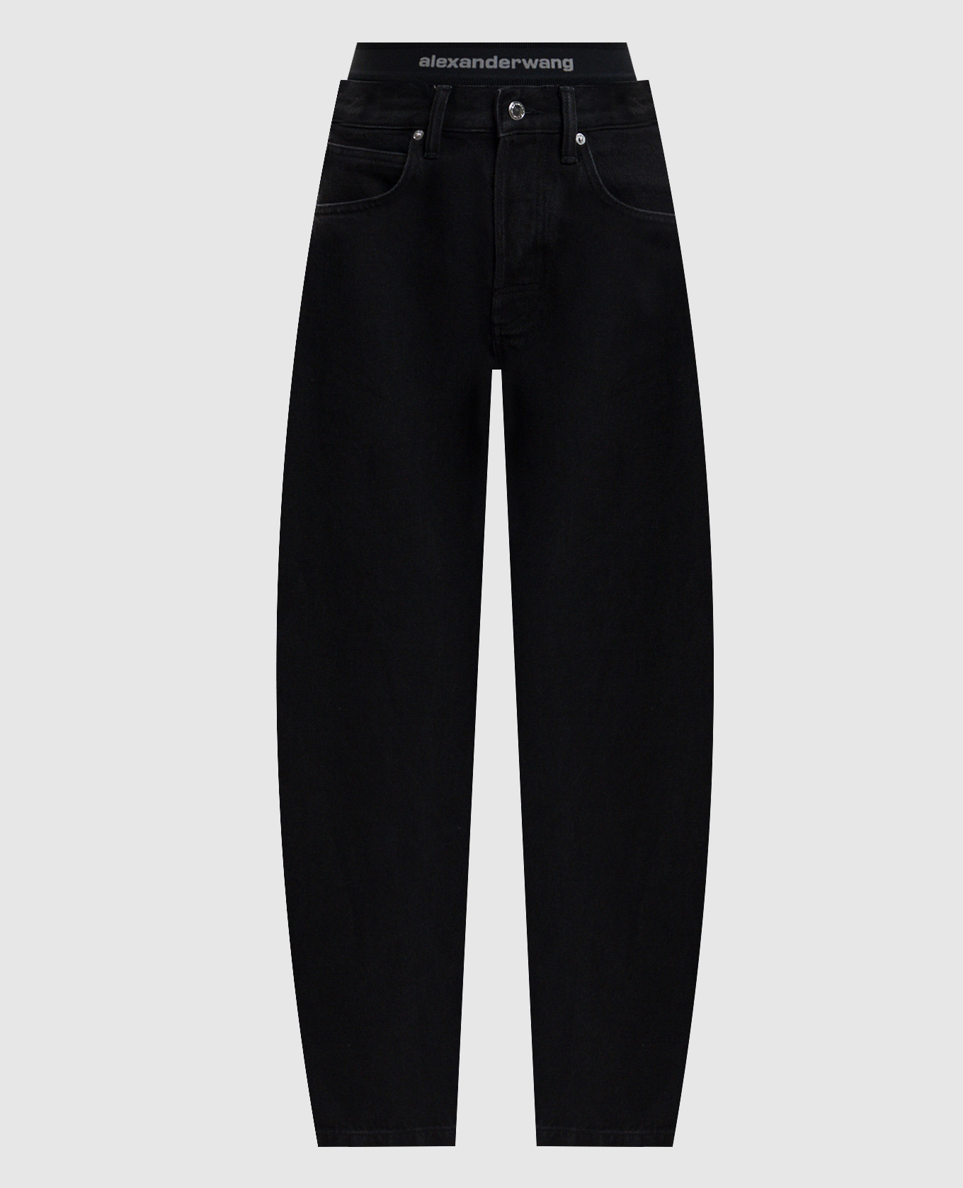 

Black banana jeans with logo Alexander Wang