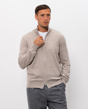 Brunello Cucinelli Beige cashmere cardigan MQS00106