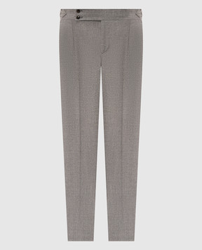 Pini Parma Gray wool pants TRFSGR
