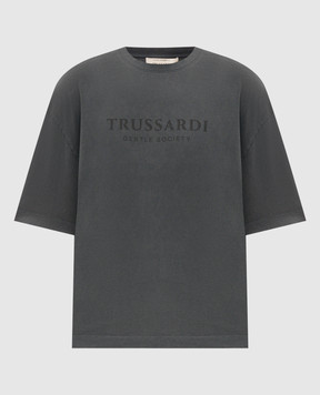 Trussardi Grey T-shirt with logo G0758000232NMTS22J17