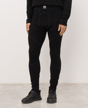 Stefano Ricci Black thermal pants M6T6S00030WPA01V