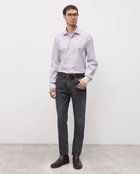 ISAIA Checkered shirt IM10TCKM496