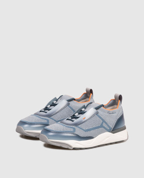Santoni Blue sneakers MBIO22135BGRCOTZ