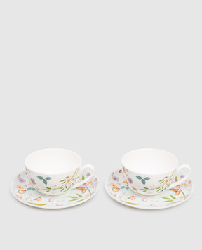 Geminiano Cozzi 1765 Porcelain tea set Incanto di Primavera 4 pcs in a gift box LGCFL089065LGCFL079064