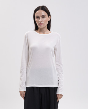 Y`S Yamamoto White longsleeve YWT10060