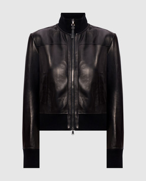 Brunello Cucinelli Black leather jacket MPNMO7483P
