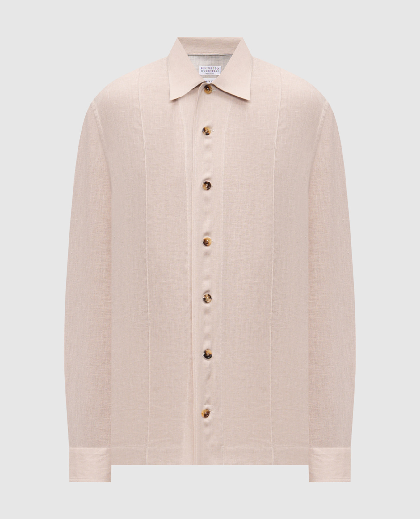 

Beige linen shirt Brunello Cucinelli