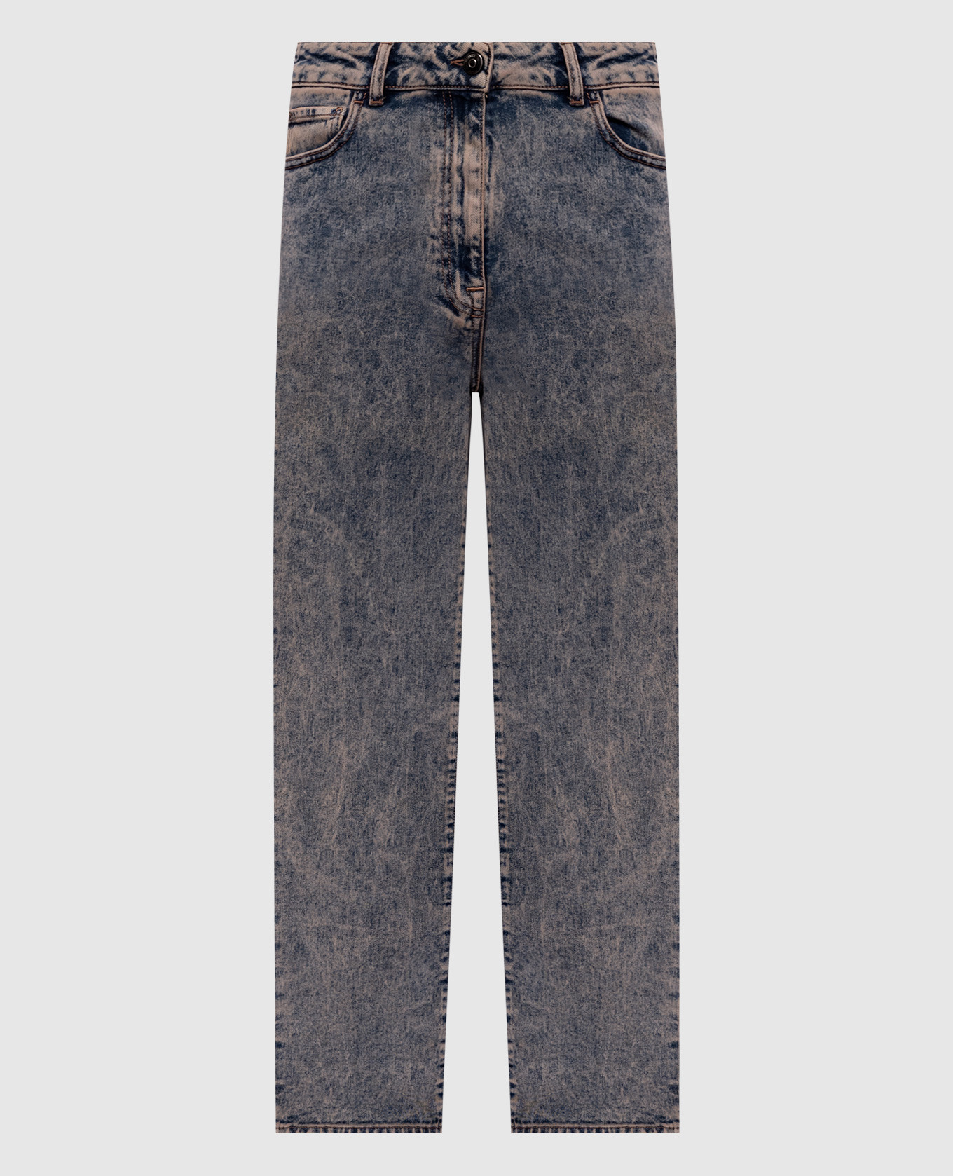 

Blue jeans with a worn effect Peserico